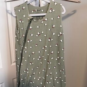 WildBird Green Sheep Pattern Sleep Sack